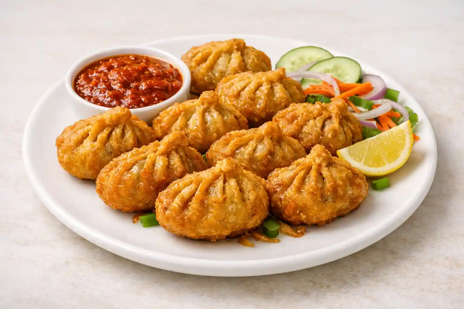 Chicken Momo Fry - Full (6pcs)